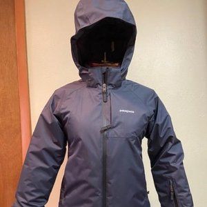 Patagonia Girls' Large/12 Gry/Blk Snowbelle Jacket